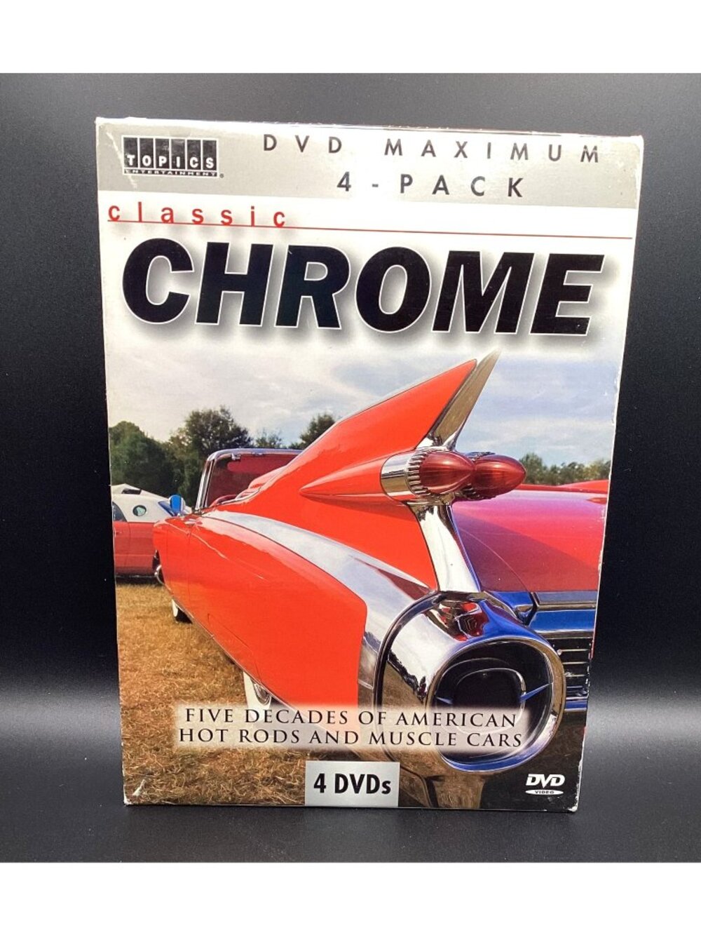 Classic Chrome - Five Decades Of American Hot Rods And Muscle Cars (4-DVDS) New